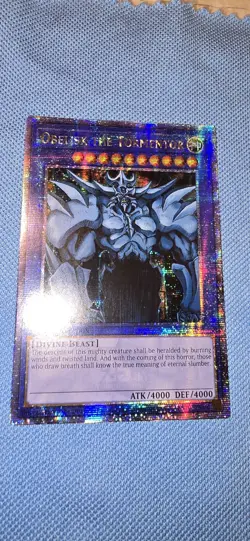 Yu-Gi-Oh! TCG Obelisk the Tormentor (Quarter Century Secret Rare) - Legendary... - Image 1