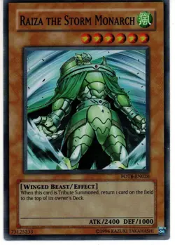 Raiza the Storm Monarch FOTB-EN026 Force of the Breaker Unlimited Near Mint - Image 1