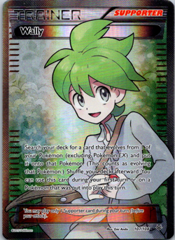 Wally Full Art XY Roaring Skies 107/108 Ultra Rare Holo NM Pokemon Card - Image 1