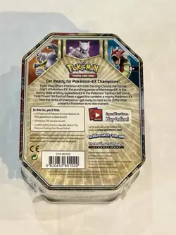 Pokemon Triple Power Tin Shiny Gyarados Trading Card EX 2016 NEW SEALED RARE - Image 5