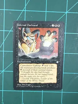 MTG Infernal Darkness Ice Age Regular - Image 1