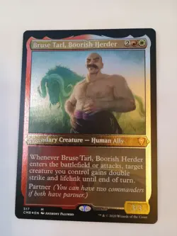Bruse Tarl, Boorish Herder (Foil Etched) Commander Legends Foil - Image 1