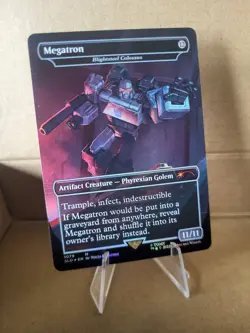 Megatron / Blightsteel Colossus Foil Secret L'Air Transformers NM ENG MTG - Image 1