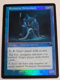 MTG -Persistent Petitioners FOIL Retro Frame - Ravnica Remastered - Image 1