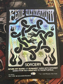 Eerie Ultimatum - Halo Foil Secret Lair Countdown Kit - Image 1