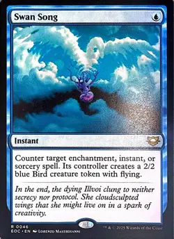 Swan Song Non- Foil R Commander: Edge of Eternities 46 NM - Image 1