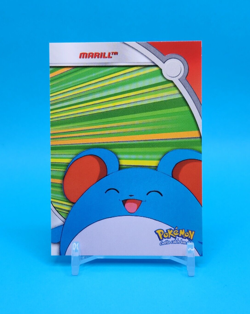 Pokemon Card - Marill HV9 - TV Animation - UK Edition - Topps Series 3 - Image 1