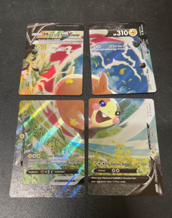 Pokemon Morpeko V-Union 4 Card Set Promo SWSH215 Sleeved #2 - Image 1