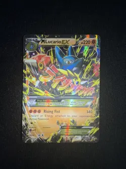 Pokemon TCG Mega-Lucario-EX Holo Rare Card Furious Fists 55/111 - Image 2