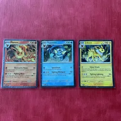 Prismatic Evolutions Poster Collection Promo Cards - Complete Set of 3 - NM - Image 1