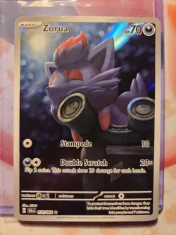Pokemon TCG Zorua 075/064 Illustration Rare SV Shrouded Fable NM Condition WOW! - Image 1