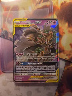 Trevenant & Dusknoir GX - SM217 - Pokemon Sun & Moon Promo Ultra Rare Card MP WU - Image 1