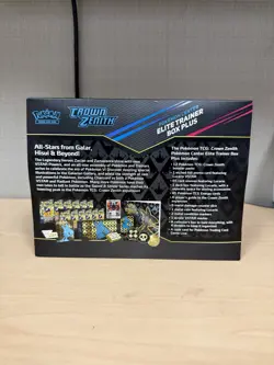 Crown Zenith Pokemon Center Elite Trainer Box *EMPTY NO PACKS* - Image 3