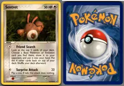 2004 Pokemon, EX Team Rocket Returns, #75/109 Sentret, Common - Image 1