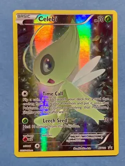 Pokemon Full Art Celebi Black Star Promo- XY111 - NM - Image 1