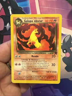 Carte Pokemon Galopa Obscur 44/82 Francais Vf Fr Wizard Team Rocket - Image 2