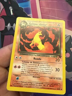 Carte Pokemon Galopa Obscur 44/82 Francais Vf Fr Wizard Team Rocket - Image 3