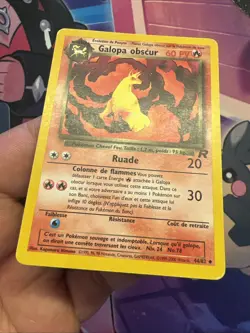 Carte Pokemon Galopa Obscur 44/82 Francais Vf Fr Wizard Team Rocket - Image 4