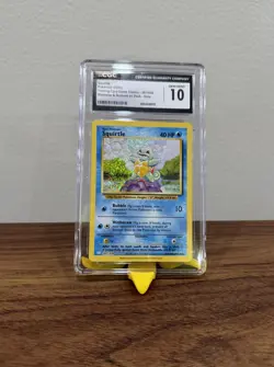 CGC 10 GEM MINT Squirtle 001/034 CLB Classic Box Holo Rare Pokemon TCG 2023 - Image 1