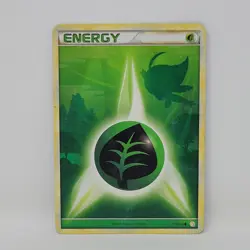 Pokemon - Grass Energy 115/123 Heartgold & Soulsilver Regular - MP - Image 1