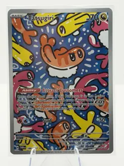 Pokemon TCG Tatsugiri Twilight Masquerade Illustration Rare Card 186/167 NM - Image 1