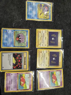 6 Vintage 1st Edition Pokemon Karten Sammulng / Lot Fossil WOTC - Image 2