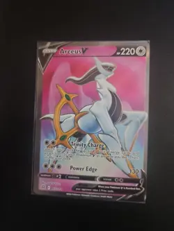 Pokemon TCG Arceus v Brilliant Stars Holo Ultra Rare Card 165/172 Full Art - Image 1