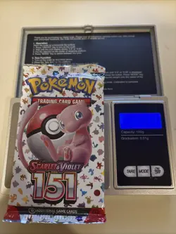 22.40g VERY HEAVY 151 Pokemon Sealed Booster Pack New DEMI GOD PACKU SIRU - Image 1