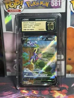 ✨✨ CGC 10 Pristine Hisuian Sneasler V 075/067 s10P Space Juggler Pokemon - Image 1