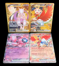 Pokemon Team Rocket’s Mewtwo Ex #240 Bundle/Destined Rivals: Lot Of 4 🔥🔥 - Image 1