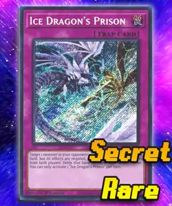 Ice Dragon's Prison (SEC) RA01-EN078 Secret Rare 1st Edition. LP - Image 1