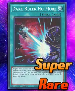 Dark Ruler No More (SR) RA01-EN060 Super Rare 1st Edition. LP - Image 1