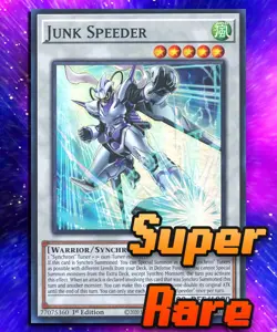 Junk Speeder (SR) RA01-EN032 Super Rare 1st Edition. LP - Image 1