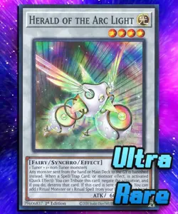 Herald of the Arc Light (UR) RA01-EN031 Ultra Rare 1st Edition. LP - Image 1