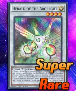 Herald of the Arc Light (SR) RA01-EN031 Super Rare 1st Edition. LP - Image 1