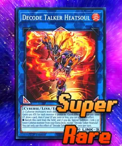 Decode Talker Heatsoul (SR) RA01-EN048 Super Rare 1st Edition. LP - Image 1