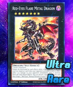 Red-Eyes Flare Metal Dragon (UR) RA01-EN038 Ultra Rare 1st Edition LP - Image 1
