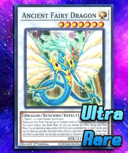 Ancient Fairy Dragon (UR) RA01-EN030 Ultra Rare 1st Edition. LP - Image 1