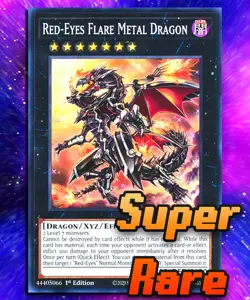 Red-Eyes Flare Metal Dragon (SR) RA01-EN038 Super Rare 1st Edition LP - Image 1