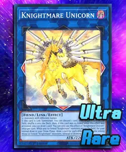 Knightmare Unicorn (UR) RA01-EN043 Ultra Rare 1st Edition. LP - Image 1