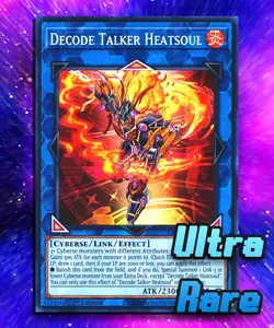 Decode Talker Heatsoul (UR) RA01-EN048 Ultra Rare 1st Edition. LP - Image 1
