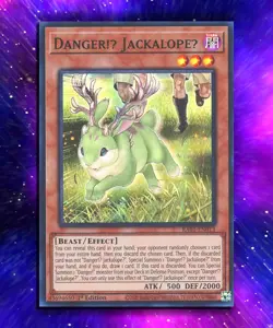 Danger!U JackalopeU (SR) RA01-EN013 Super Rare 1st Edition - Image 1