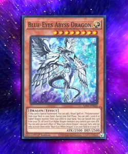 Blue-Eyes Abyss Dragon (SR) RA01-EN016 Super Rare 1st Edition - Image 1