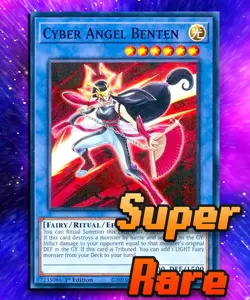 Cyber Angel Benten (SR) RA01-EN024 Super Rare 1st Edition LP - Image 1