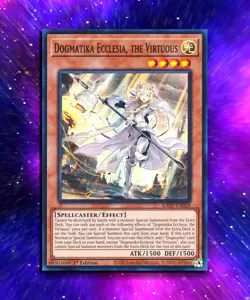 Dogmatika Ecclesia, the Virtuous (SR) RA01-EN020 Super Rare 1st Edition - Image 1