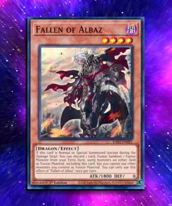 Fallen of Albaz (UR) RA01-EN021 Ultra Rare 1st Edition LP - Image 1