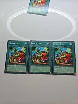 Yugioh Goblin Thief AST-045 Ancient Sanctuary 1st Edition x3 Playset NM - Image 1