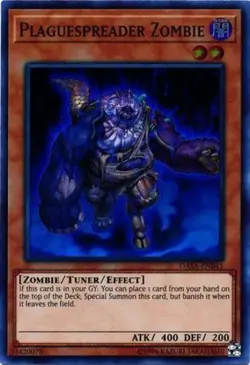 Yugioh! MP Plaguespreader Zombie - DASA-EN041 - Super Rare - Unlimited Moderatel - Image 1