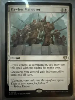 Flawless Maneuver Commander Masters Regular Rare Card - Image 1