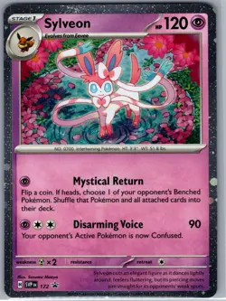 Sylveon - (Cosmos Holo) SVP 172 SV: Scarlet & Violet Promo - Pokemon Card - NM - Image 1